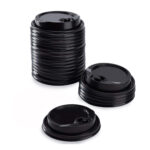 Black Reclosable Lids