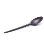 Heavy Weight Black Soup Spoon