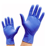 Nitrile glove powder free small