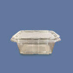 16 oz Rpet Clear Hinged Lid Deli Container